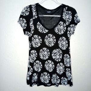 Lauren Moshi Black Diamond Swing Tee